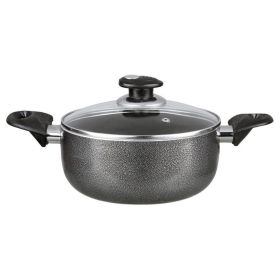 Brentwood Dutch Oven Aluminum Non-Stick 8.5 Qt-Gray