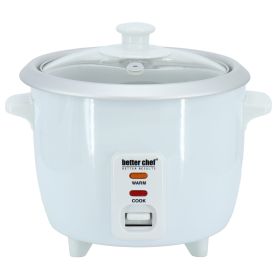 Better Chef 3 Cup Automatic Rice Cooker in White