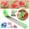 Watermelon Slicer Stainless Steel Watermelon Cubes Windmill Cutter Melon Knife Fruit Tools Kitchen Gadgets