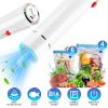 Cordless Handheld Vacuum Sealer Mini Food Vacuum Saver Rechargeable Food Vacuum Pump with 10 Reusable Sous Vide Bags