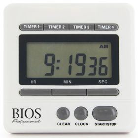 4In1 Kitchen Timer Wht