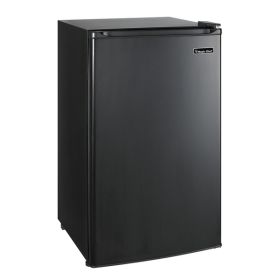 3.5Cu Ft Blk Dfrst Rfgrtr