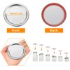 100 Pcs Regular Mouth Canning Lids Airtight Leak-Proof Secure Jar Lids For Mason Jars Split-Type Jar