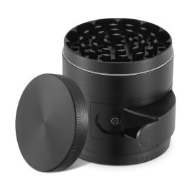 Herb Spice Tobacco Grinder 4-Piece 2.5-Inch Anodized Zinc Alloy Kitchen Mill with Pollen Scraper Kitchen Use (Option: HerbGrinder)