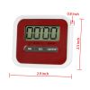Digital Kitchen Cooking Timer Large LCD Baking Count-Down Up Clock Loud Alarm Magnetic