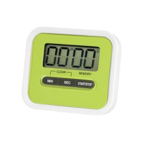 Digital Kitchen Cooking Timer Large LCD Baking Count-Down Up Clock Loud Alarm Magnetic (Option: MagneticKitchenAlarmTimerGreen)